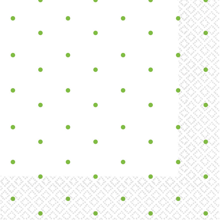 Kiwi Dots Beverage Napkins Pack of 16