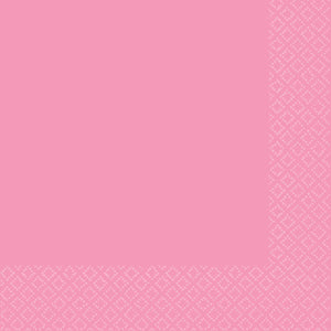 New Pink 2ply Beverage Napkins Pack of 40