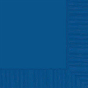 Bright Royal Blue 2ply Lunch Napkins Pack of 40