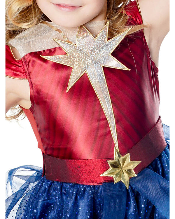 Captain Marvel The Marvels Dress Girls Costume