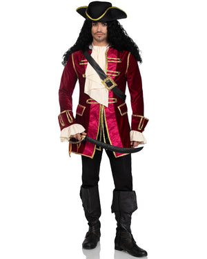 Captivating Pirate Captain Mens Costume