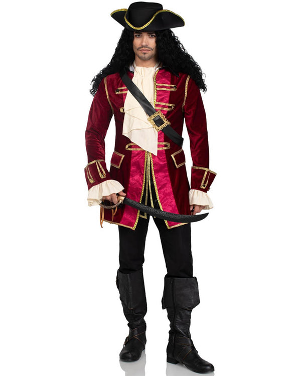 Captivating Pirate Captain Mens Costume