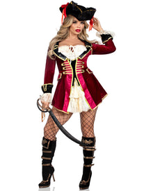 Captivating Pirate Captain Womens Costume