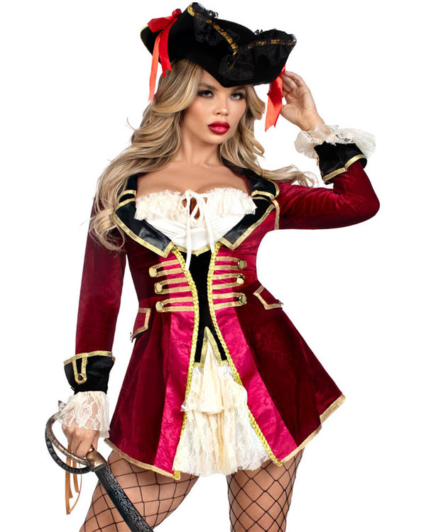 Captivating Pirate Captain Womens Costume