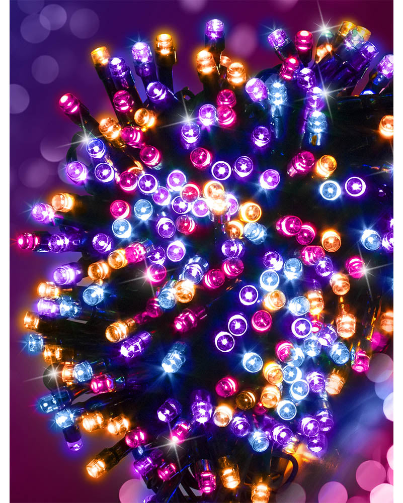 Carnival Coloured 200 Piece Flashing LED Lights