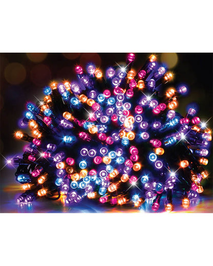 Carnival Coloured 500 Piece USB Solar Fairy Lights