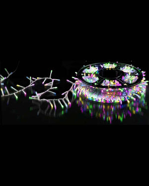 Carnival Coloured Flashing Lights 1000 Piece LED Christmas Lights On Reel