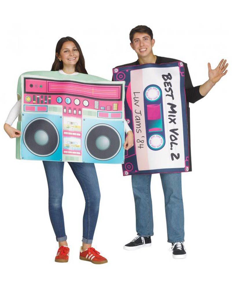 Cassette and Boombox Couples Costume