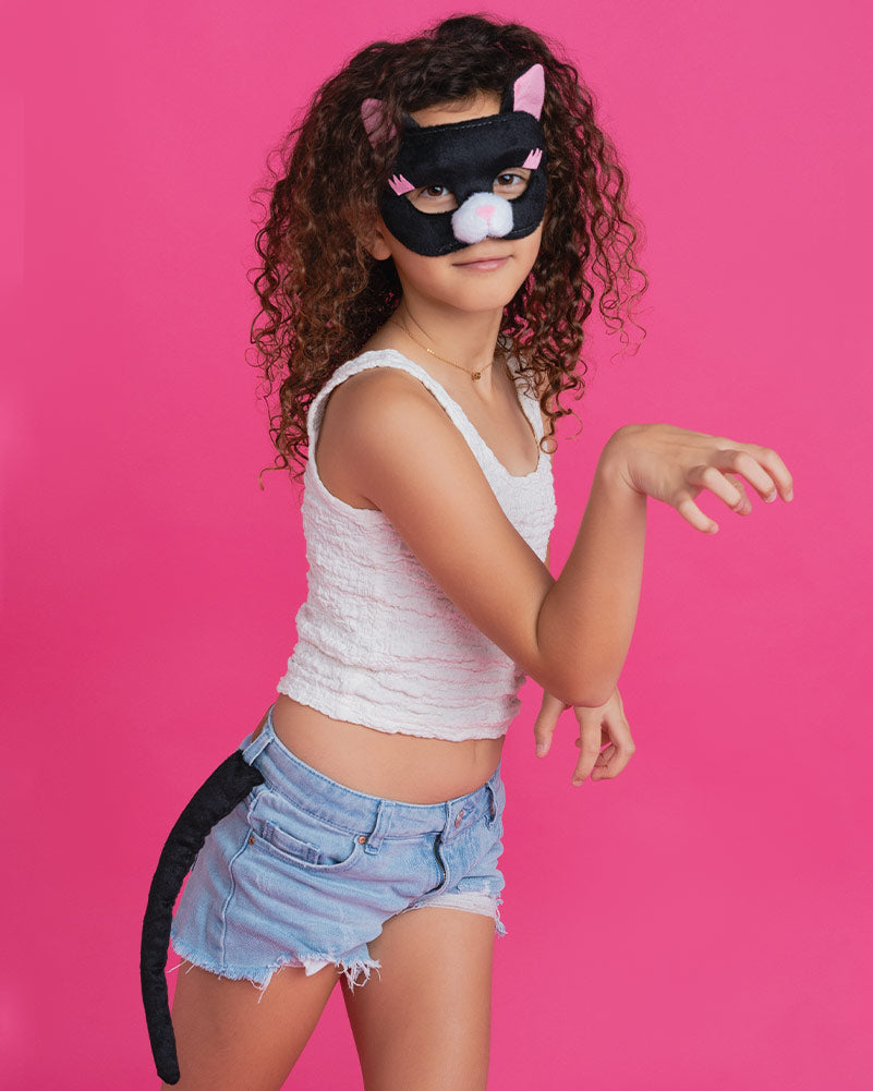 Cat Deluxe Mask and Tail Set