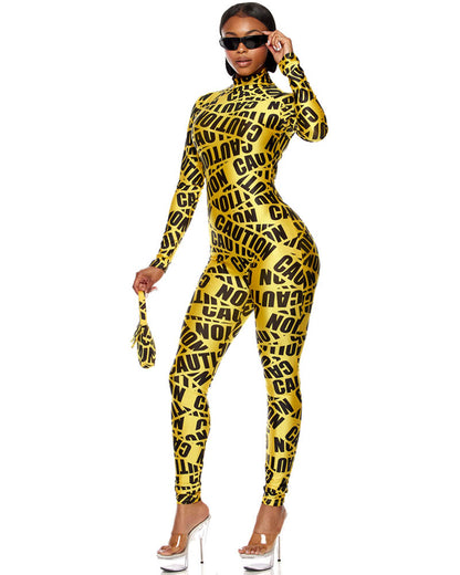 Caution Womens Costume
