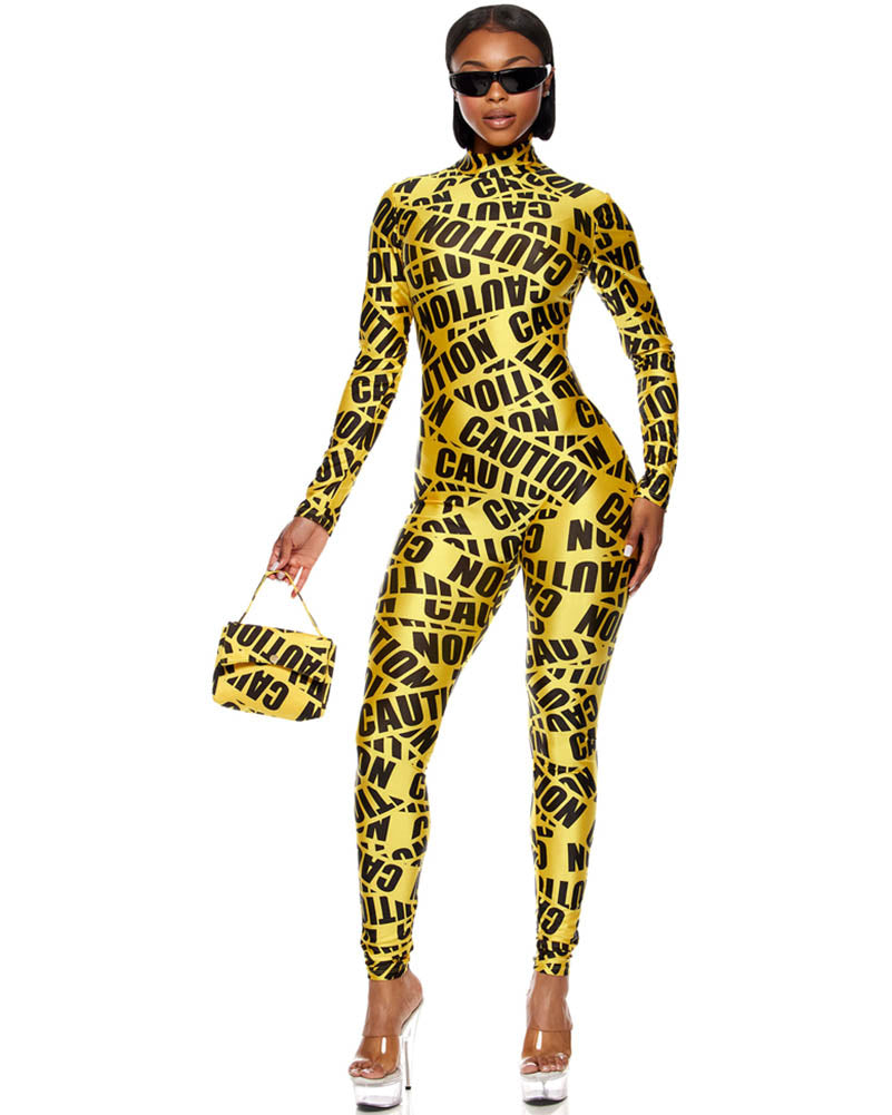 Caution Womens Costume