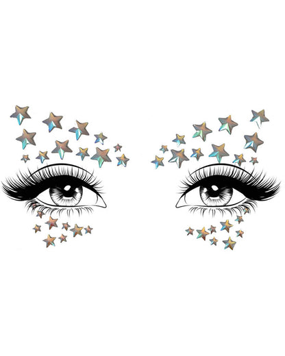 Celeste Glow in the Dark Face Jewels Sticker