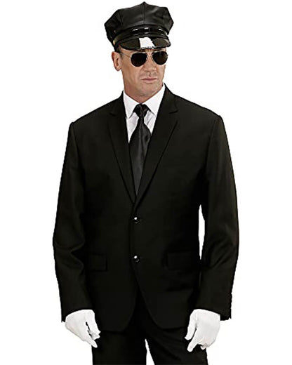 Black Chauffeur Hat