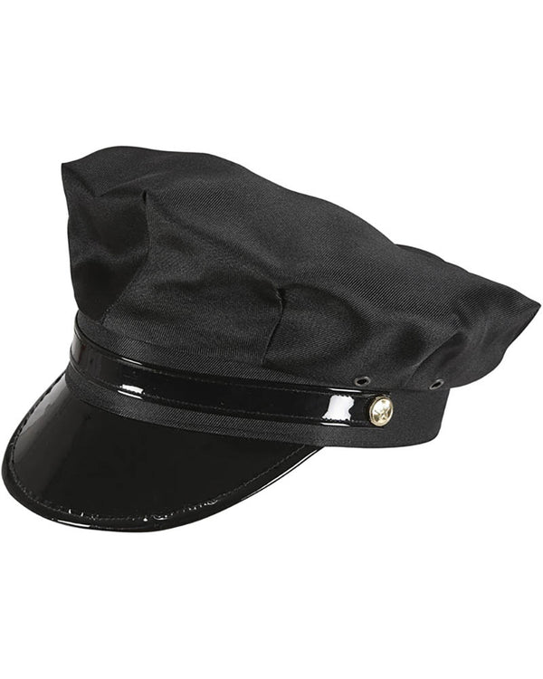 Black Chauffeur Hat