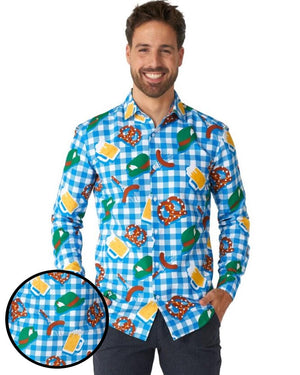 Check Oktoberfest Mens Suitmeister Shirt