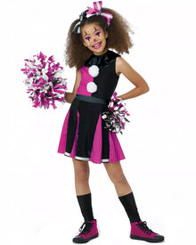 Cheer Ful Clown Girls Halloween Costume