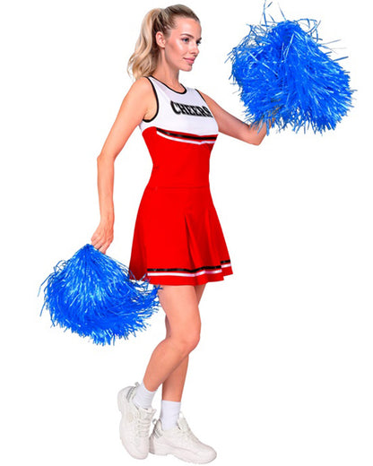 Cheerleader Red Womens Costume