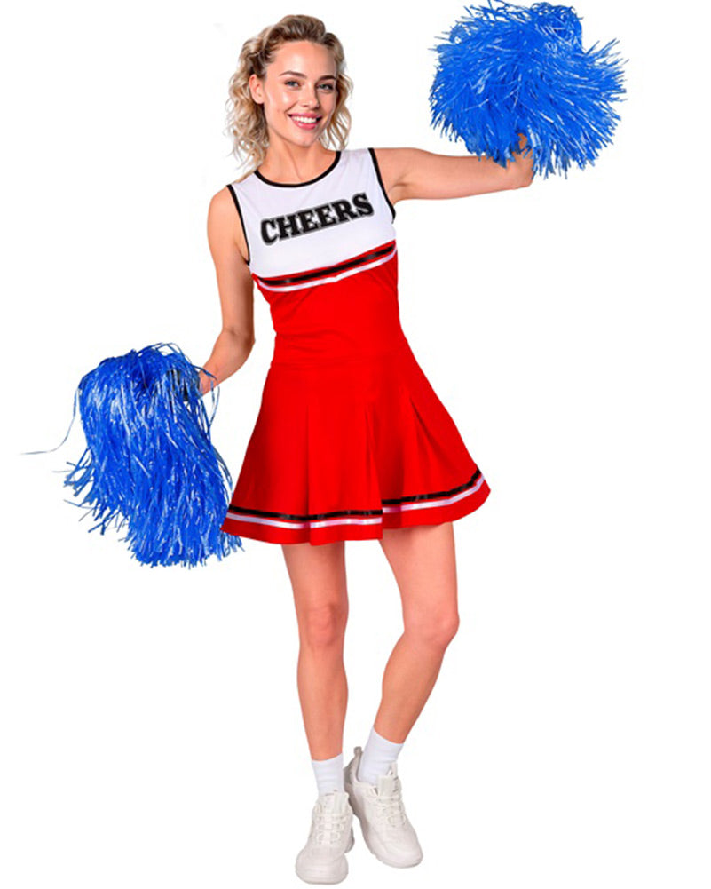 Cheerleader Red Womens Costume