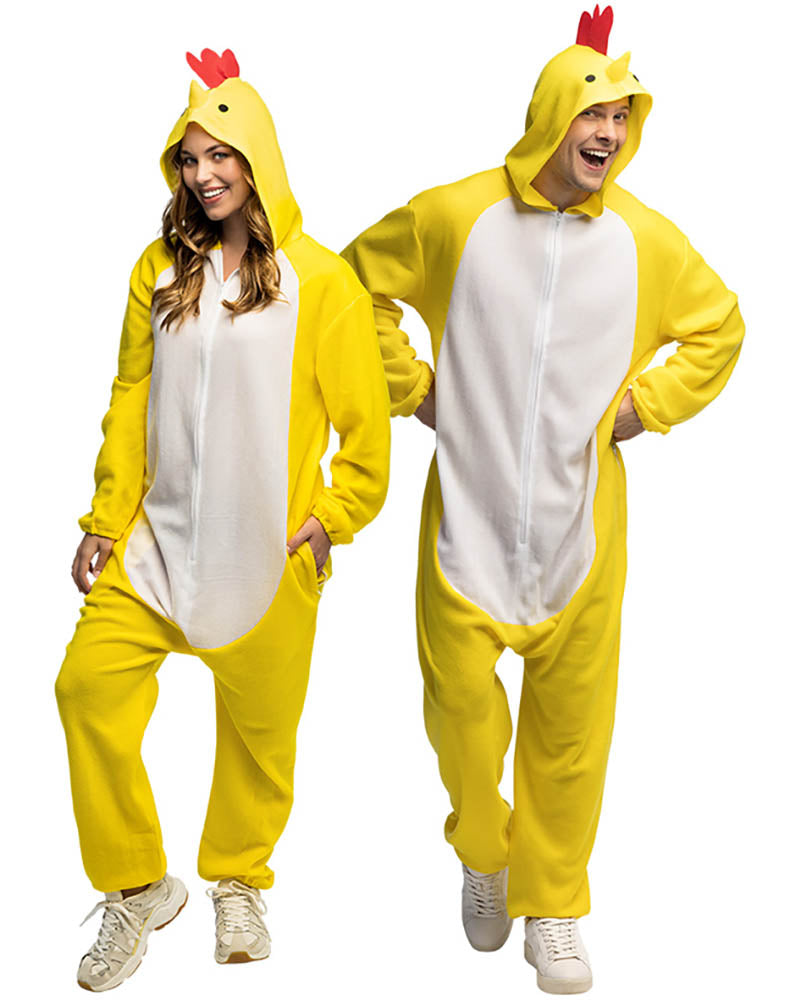 Chicken Jumpsuit Adult Costume