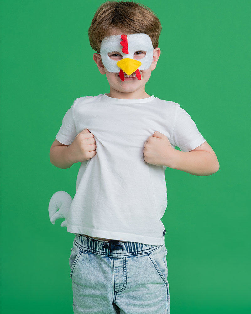 Chicken Deluxe Mask and Tail Set