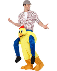 Chicken Piggyback Adults Costume