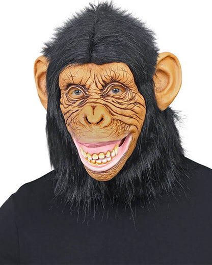 Chimpanzee Plush Fur Mask