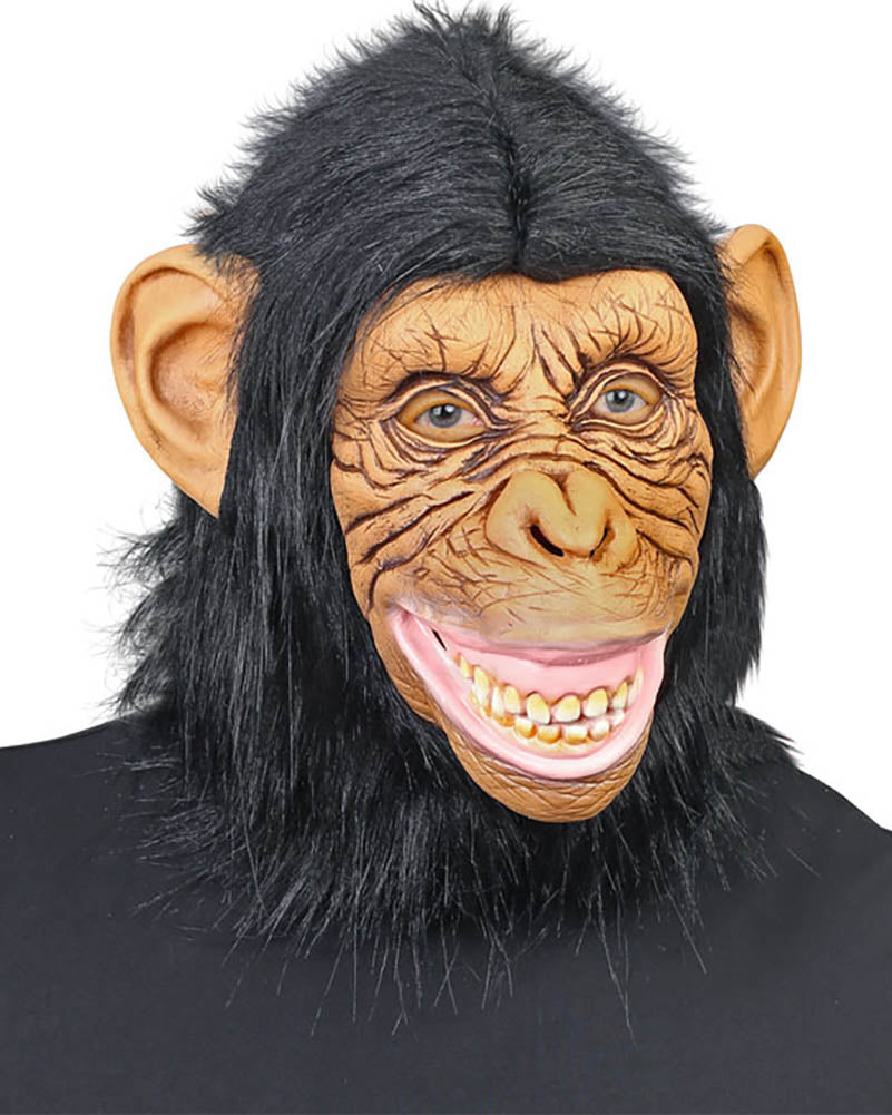 Chimpanzee Plush Fur Mask
