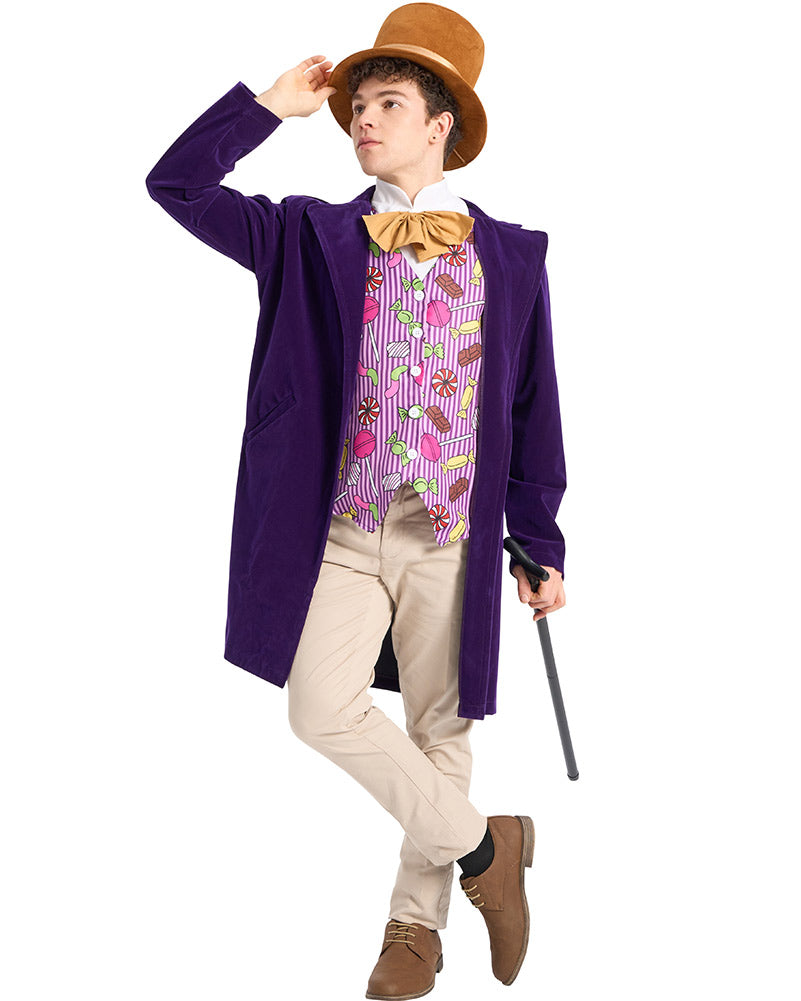 Chocolate Factory Owner Deluxe Adult Plus Size Book Week Costume