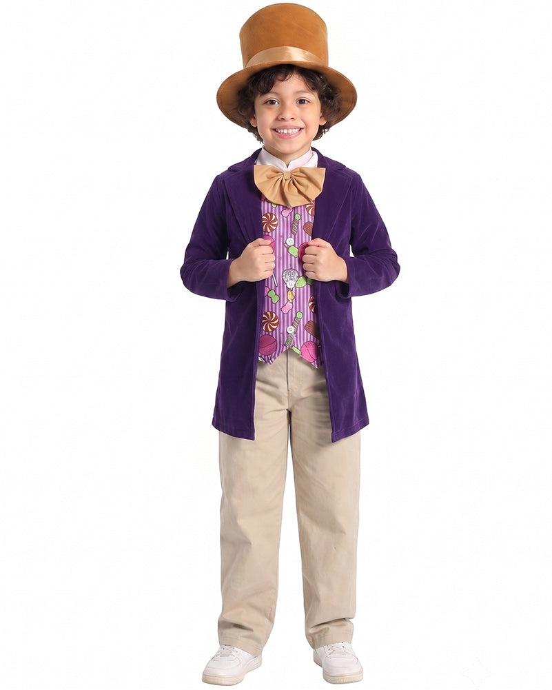 Chocolate Factory Owner Deluxe Boys Book Week Costume