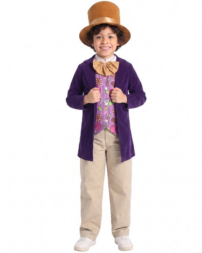 Chocolate Factory Owner Deluxe Boys Book Week Costume