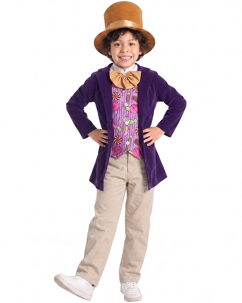 Chocolate Factory Owner Deluxe Boys Book Week Costume