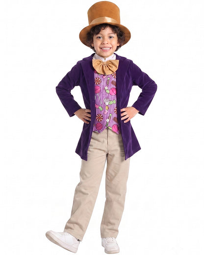 Chocolate Factory Owner Deluxe Boys Book Week Costume