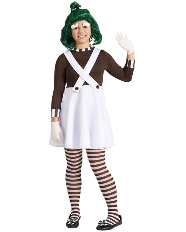 Chocolate Factory Worker Deluxe Girls Costume