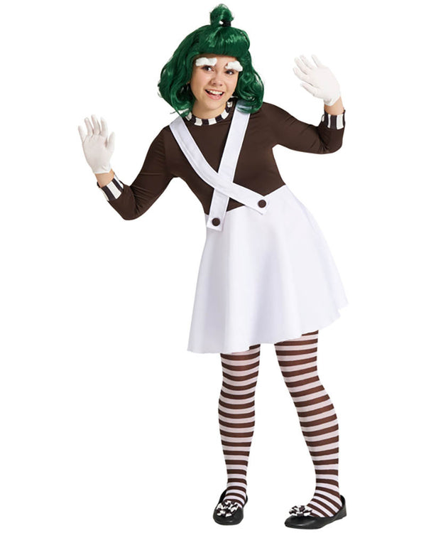 Chocolate Factory Worker Deluxe Girls Costume