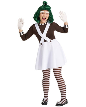 Chocolate Factory Worker Deluxe Girls Costume