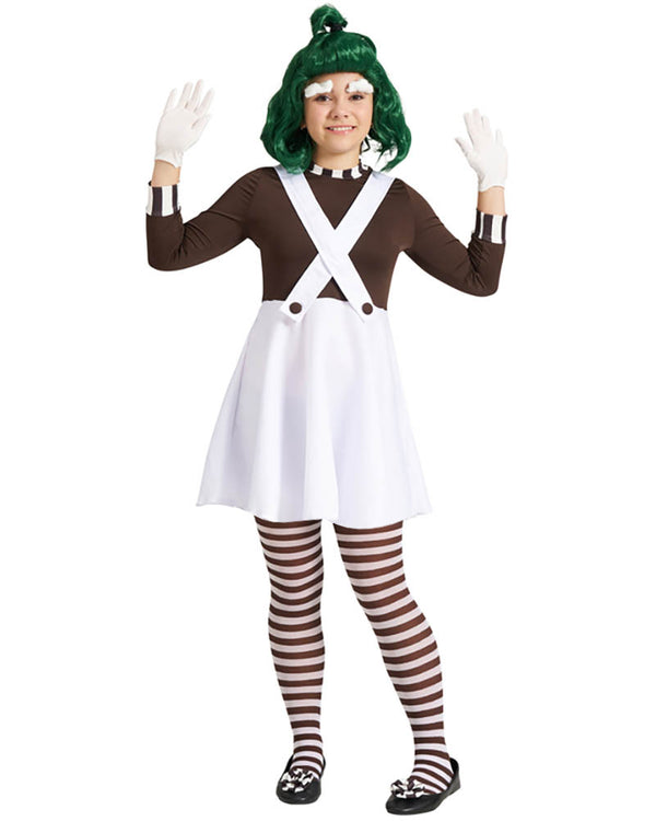 Chocolate Factory Worker Deluxe Girls Costume