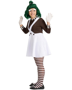 Chocolate Factory Worker Deluxe Girls Costume