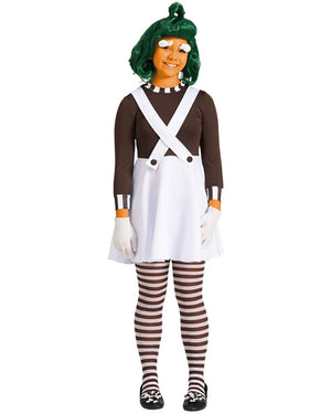 Chocolate Factory Worker Deluxe Girls Costume