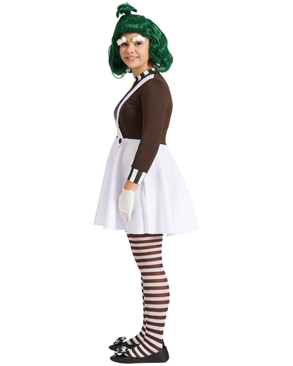 Chocolate Factory Worker Deluxe Girls Costume