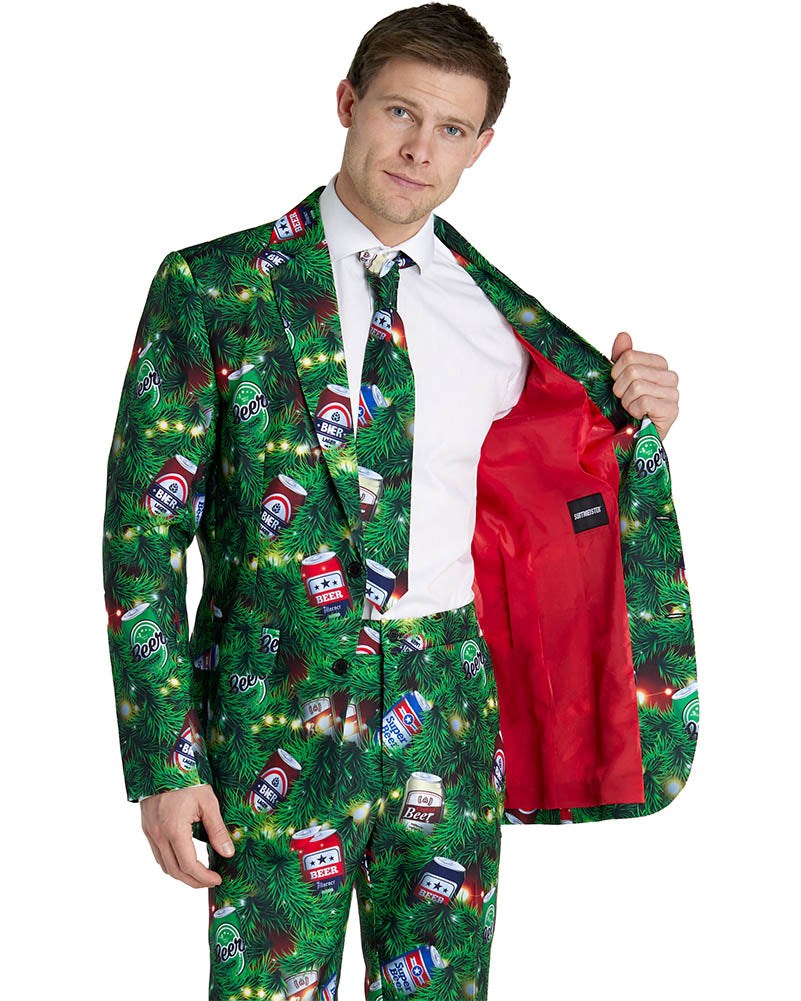 Christmas Beers Green Mens Suitmeister