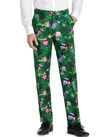 Christmas Beers Green Mens Suitmeister