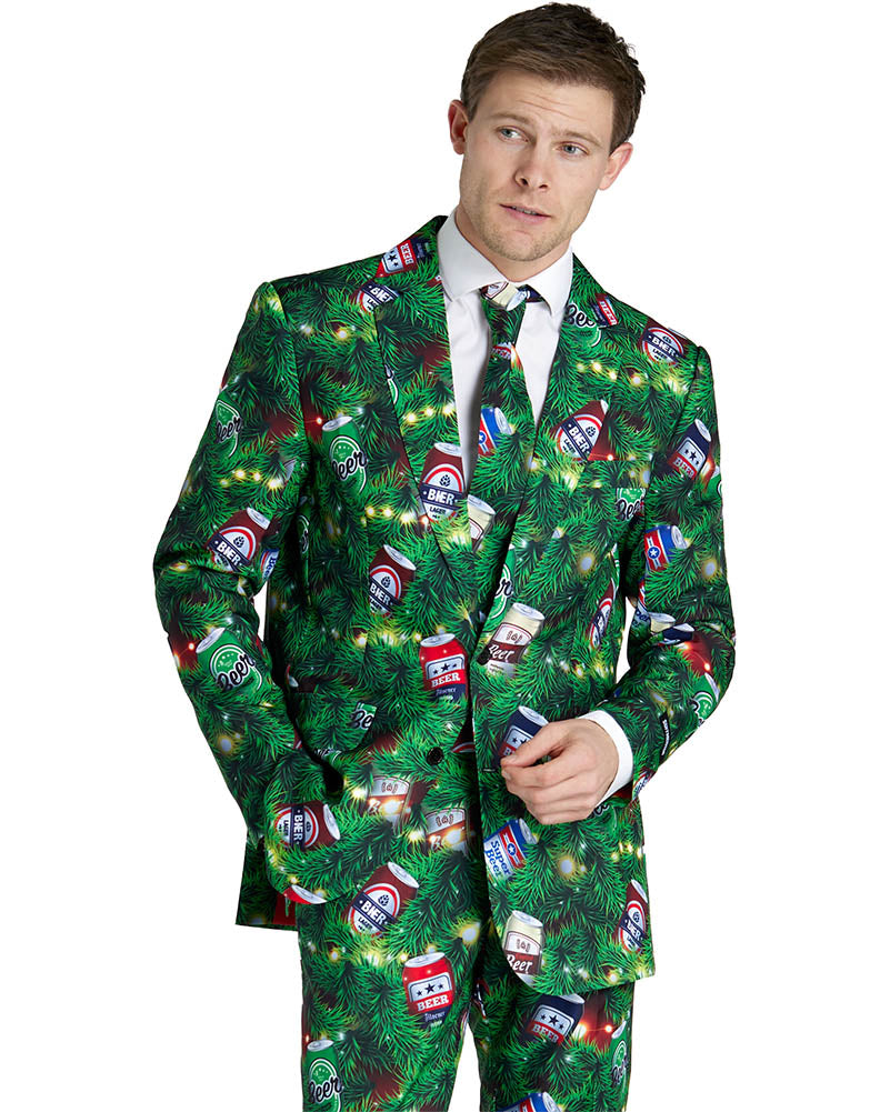 Christmas Beers Green Mens Suitmeister