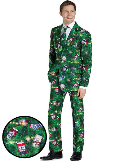 Christmas Beers Green Mens Suitmeister