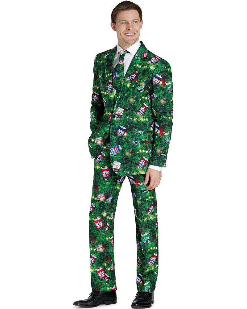 Christmas Beers Green Mens Suitmeister