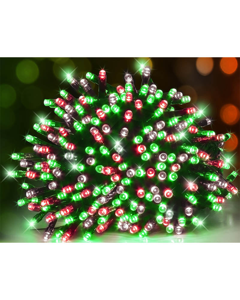 Christmas Coloured 240 Piece Solar Fairy Lights