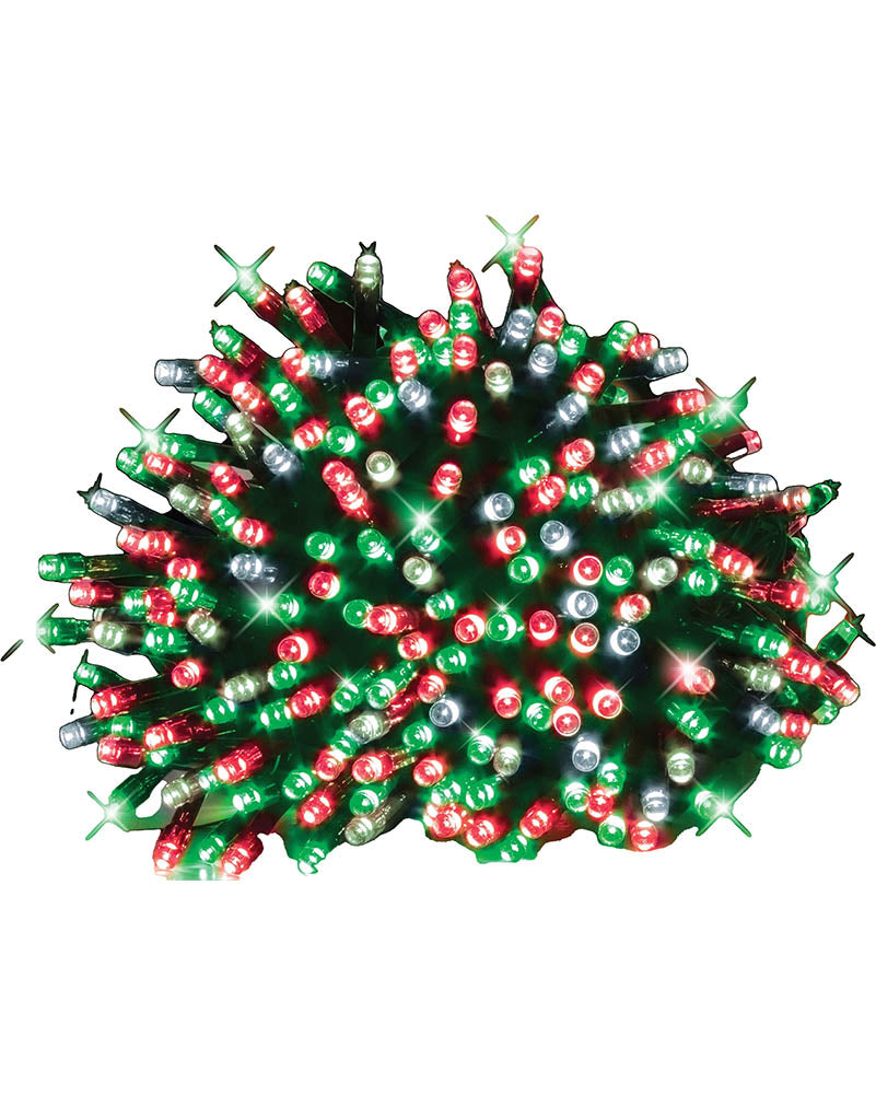 Christmas Coloured 500 Piece USB Solar Fairy Lights