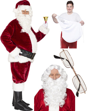 Christmas Complete Professional Santa Suit Bundle