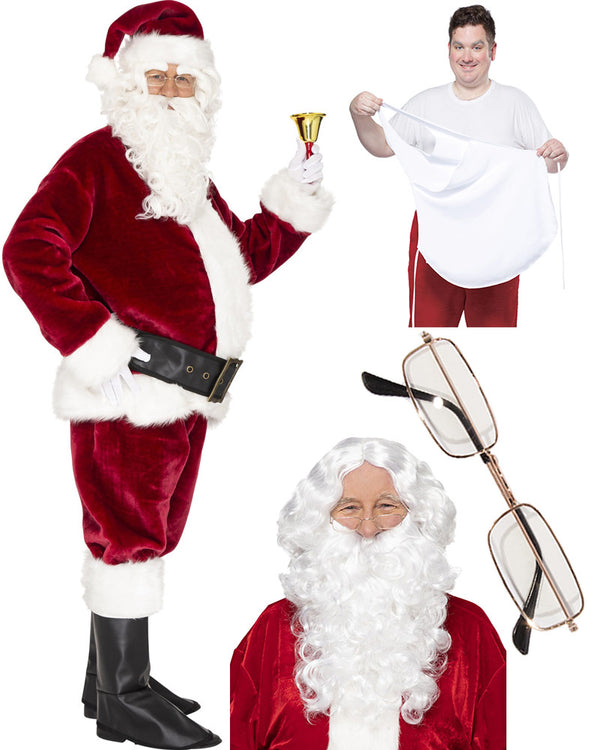 Christmas Complete Professional Santa Suit Bundle