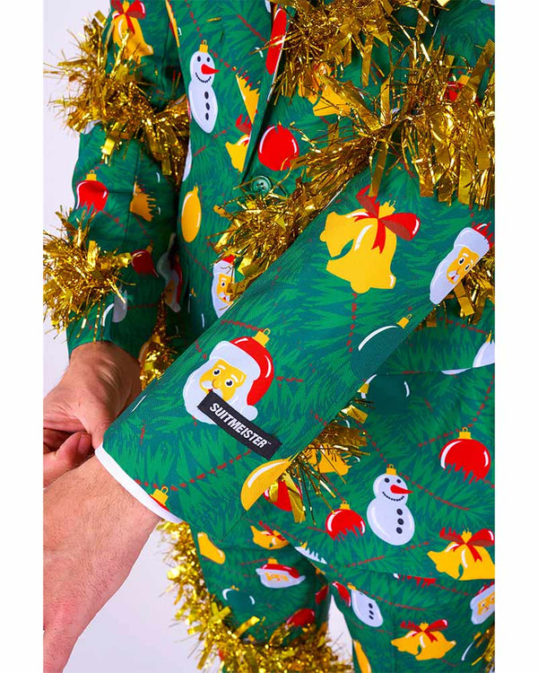 Christmas Deco Green Mens Suitmeister