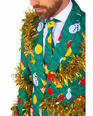 Christmas Deco Green Mens Suitmeister